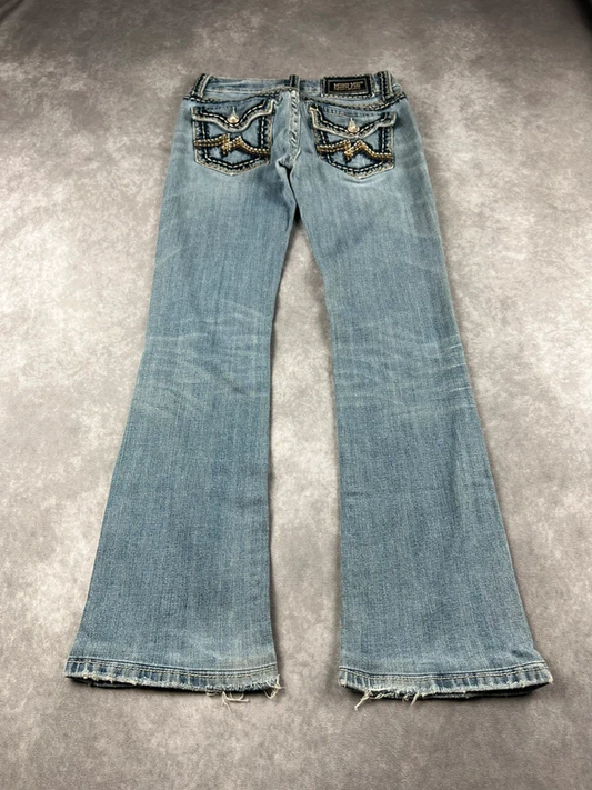 Vintage Miss Me Bootcut Flared Jeans Gr. XS | Y2K | 0064