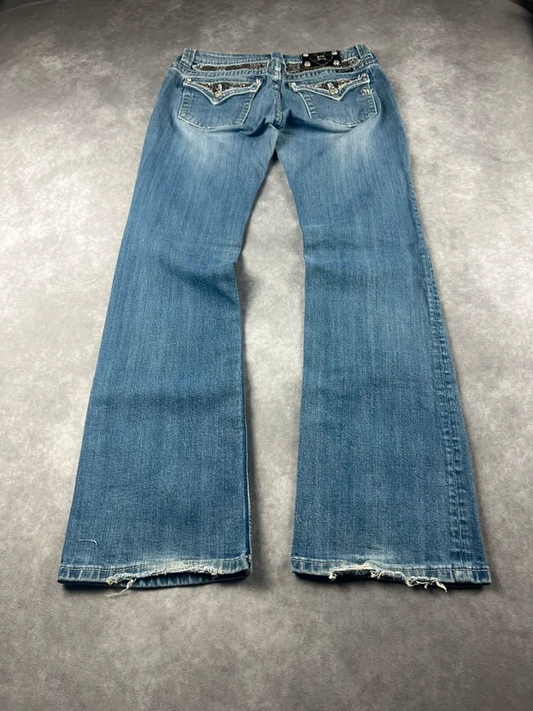 Vintage Miss Me Bootcut Flared Jeans Gr. M | Y2K | 0073