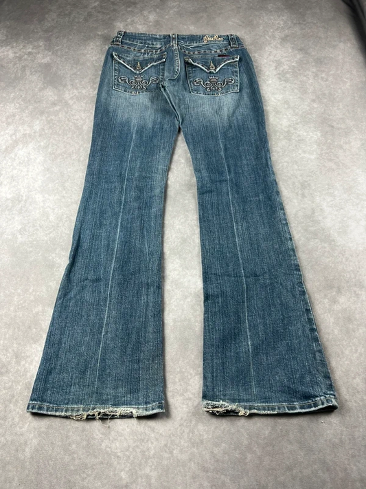 Vintage Miss Me Bootcut Flared Jeans Gr. M | Y2K | 0075