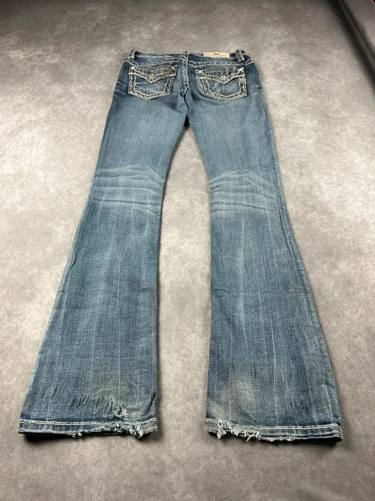 Vintage Miss Me Bootcut Flared Jeans Gr. S | Y2K | 0082